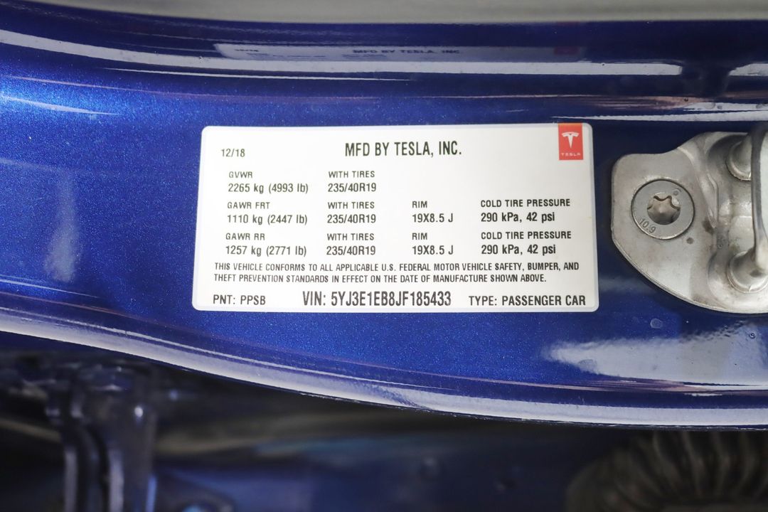 2018 Tesla Model 3