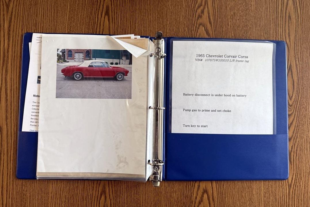 1965 Chevrolet Corvair Corsa