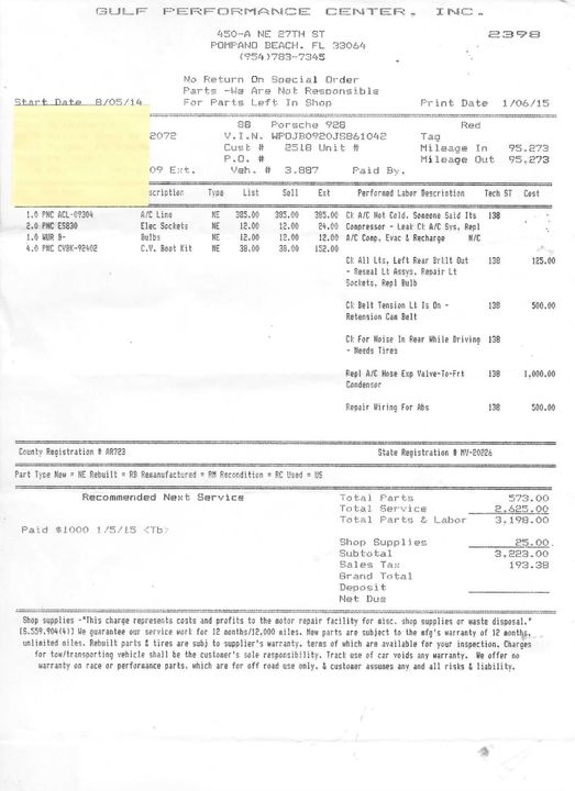 1988 Porsche 928 S4
