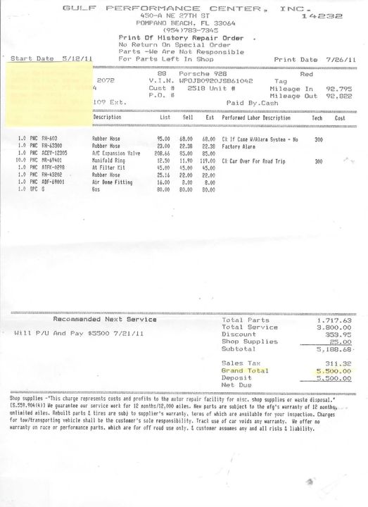 1988 Porsche 928 S4