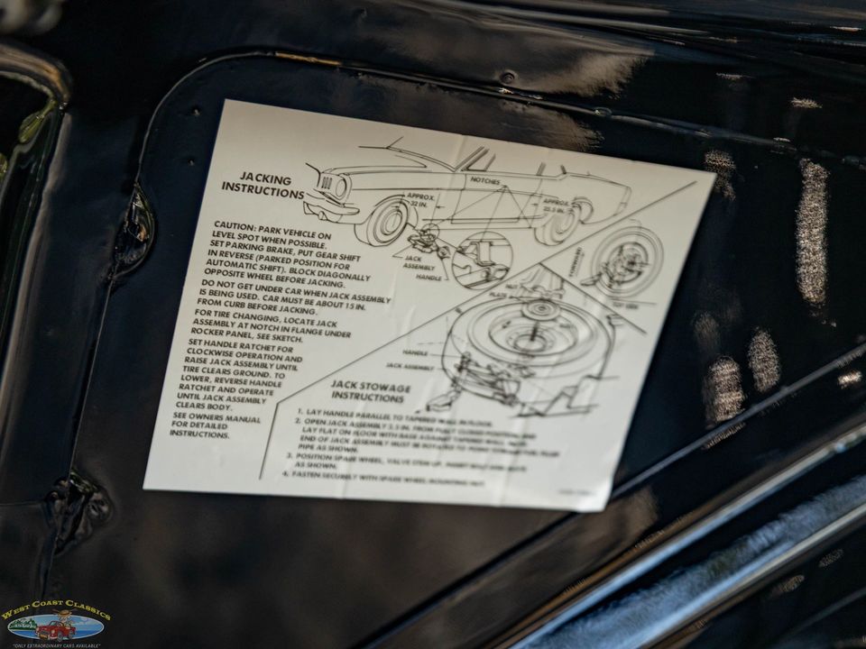 1966 Ford Mustang 289 V8 Convertible