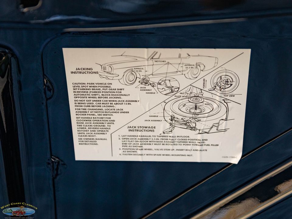 1966 Ford Mustang 289 V8 Convertible