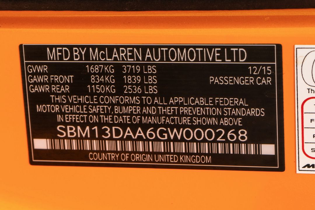 2016 McLaren 570S