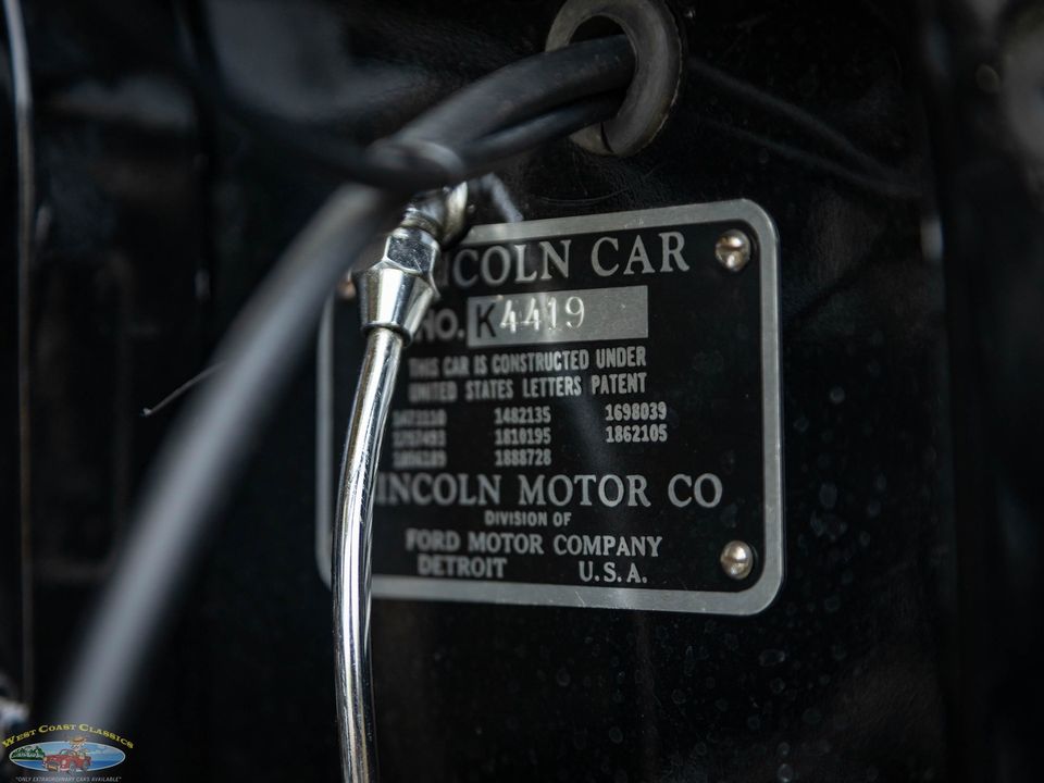 1935 Lincoln Model K V12 Le Baron Roadster