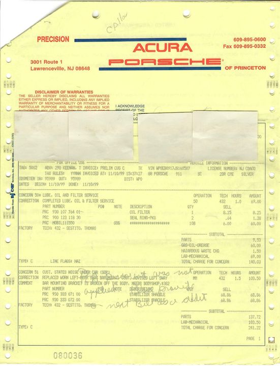 1988 Porsche Carrera Targa