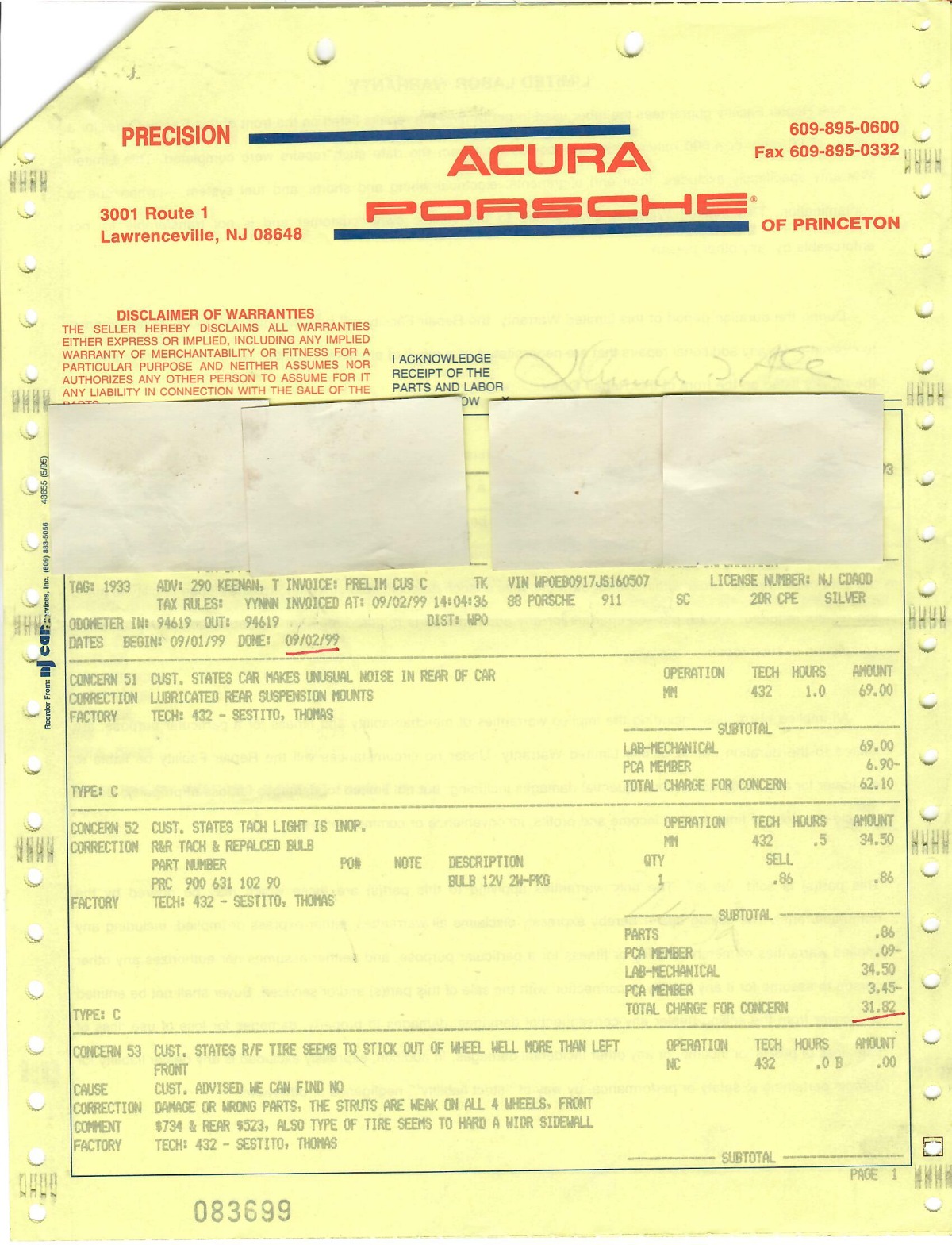 1988 Porsche Carrera Targa