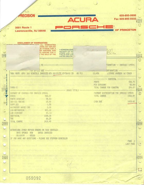 1988 Porsche Carrera Targa