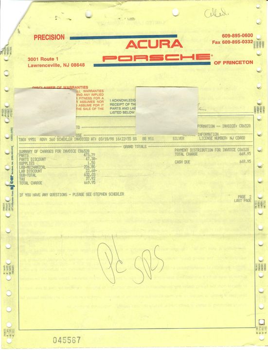 1988 Porsche Carrera Targa