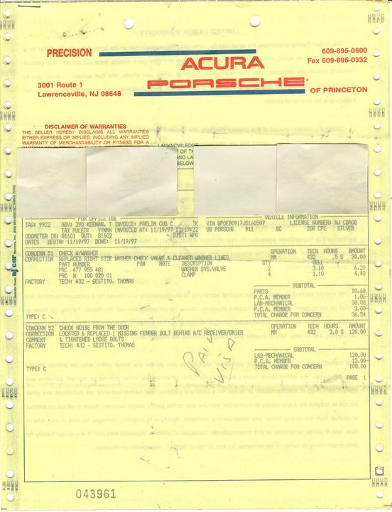 1988 Porsche Carrera Targa