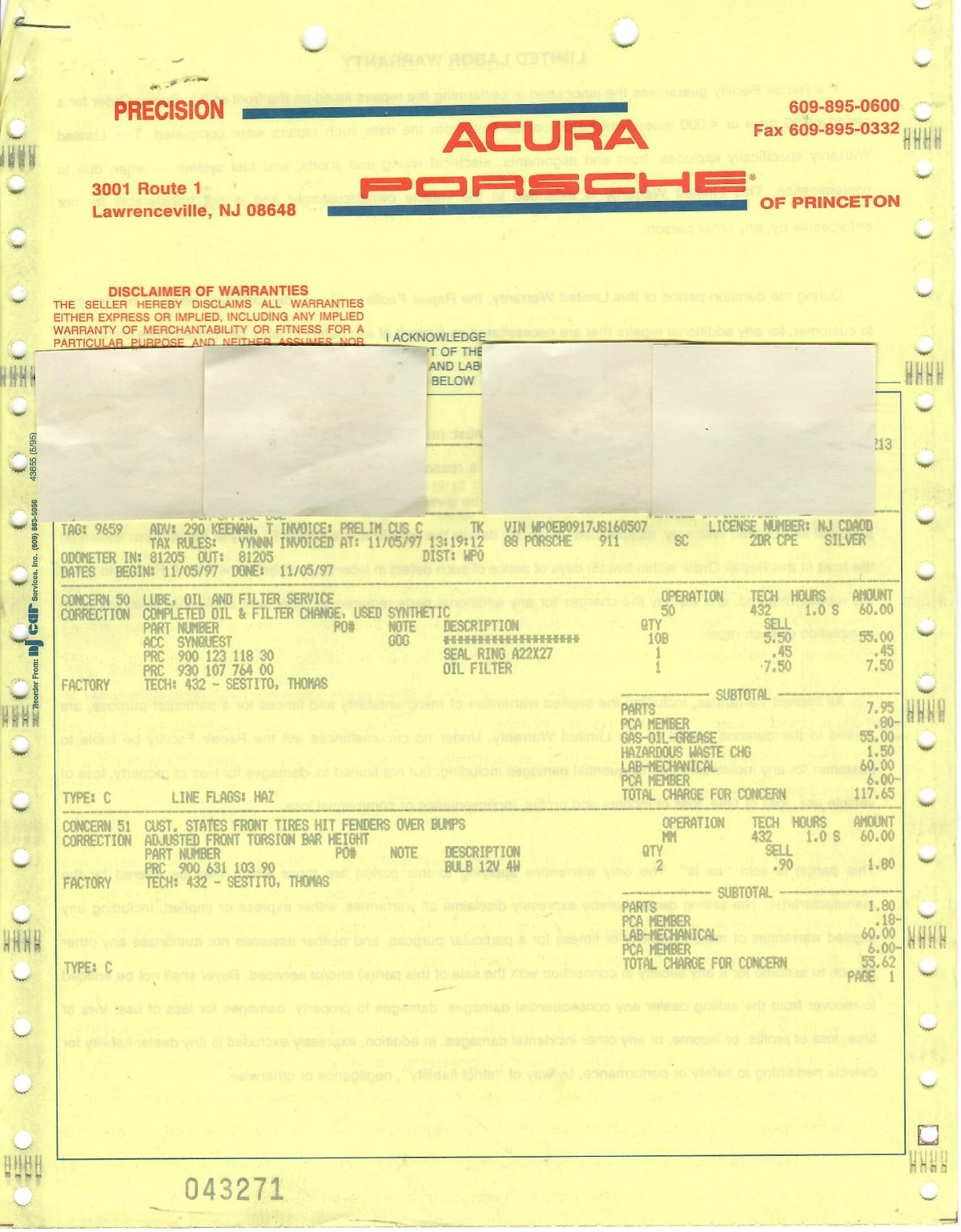 1988 Porsche Carrera Targa