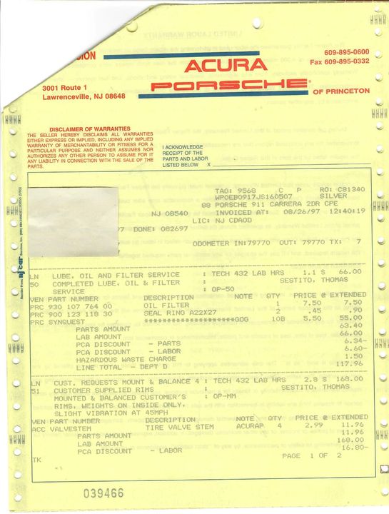 1988 Porsche Carrera Targa