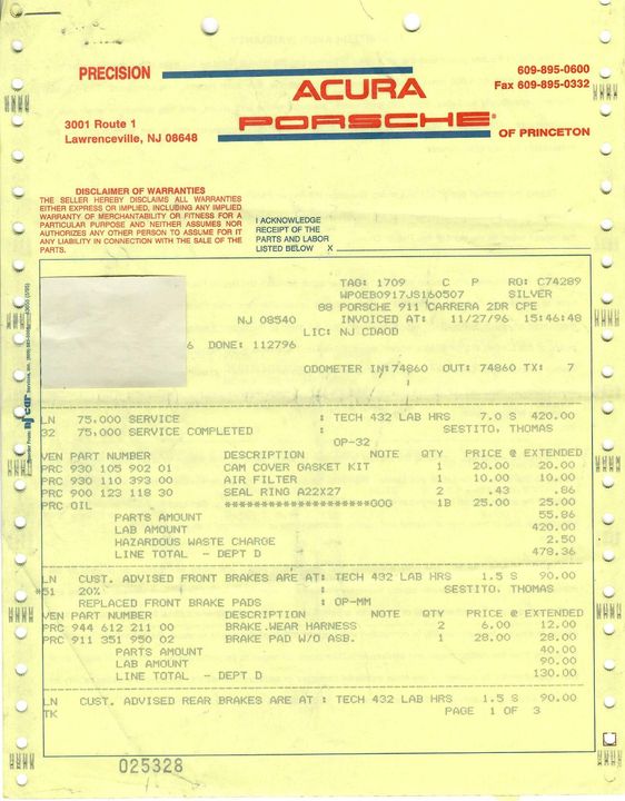 1988 Porsche Carrera Targa