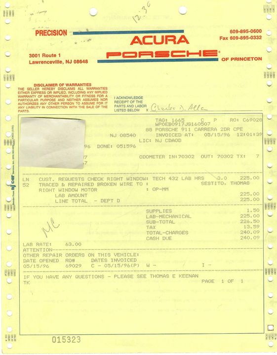 1988 Porsche Carrera Targa