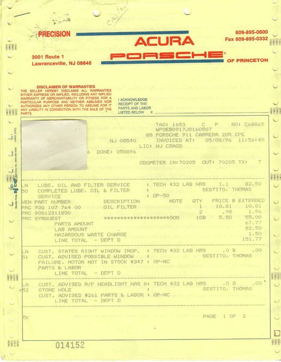 1988 Porsche Carrera Targa