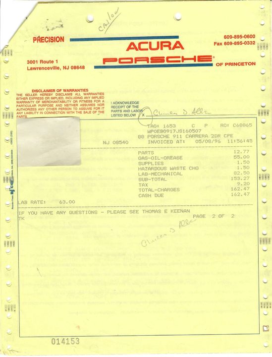 1988 Porsche Carrera Targa