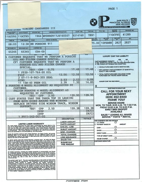 1988 Porsche Carrera Targa