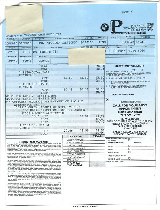 1988 Porsche Carrera Targa