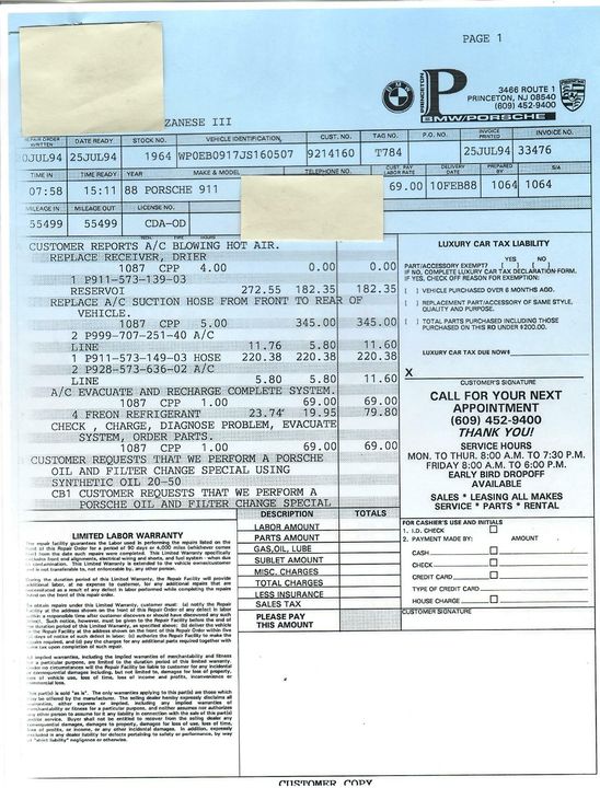 1988 Porsche Carrera Targa