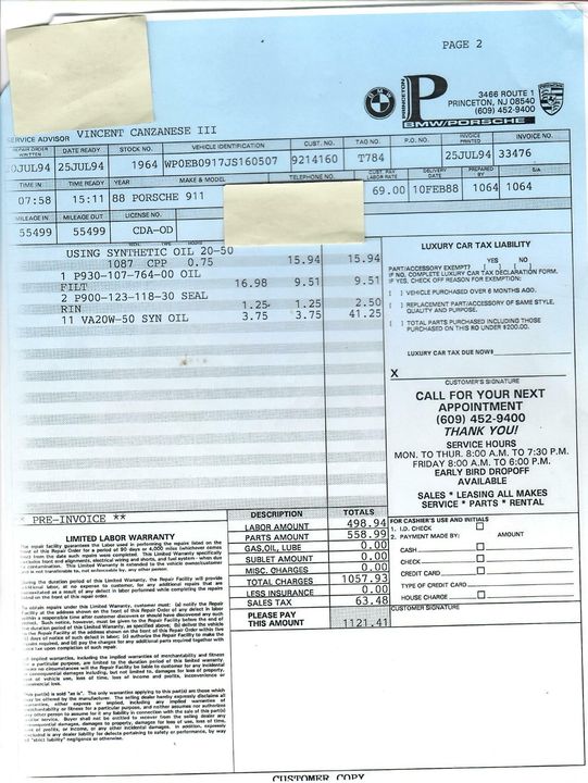 1988 Porsche Carrera Targa