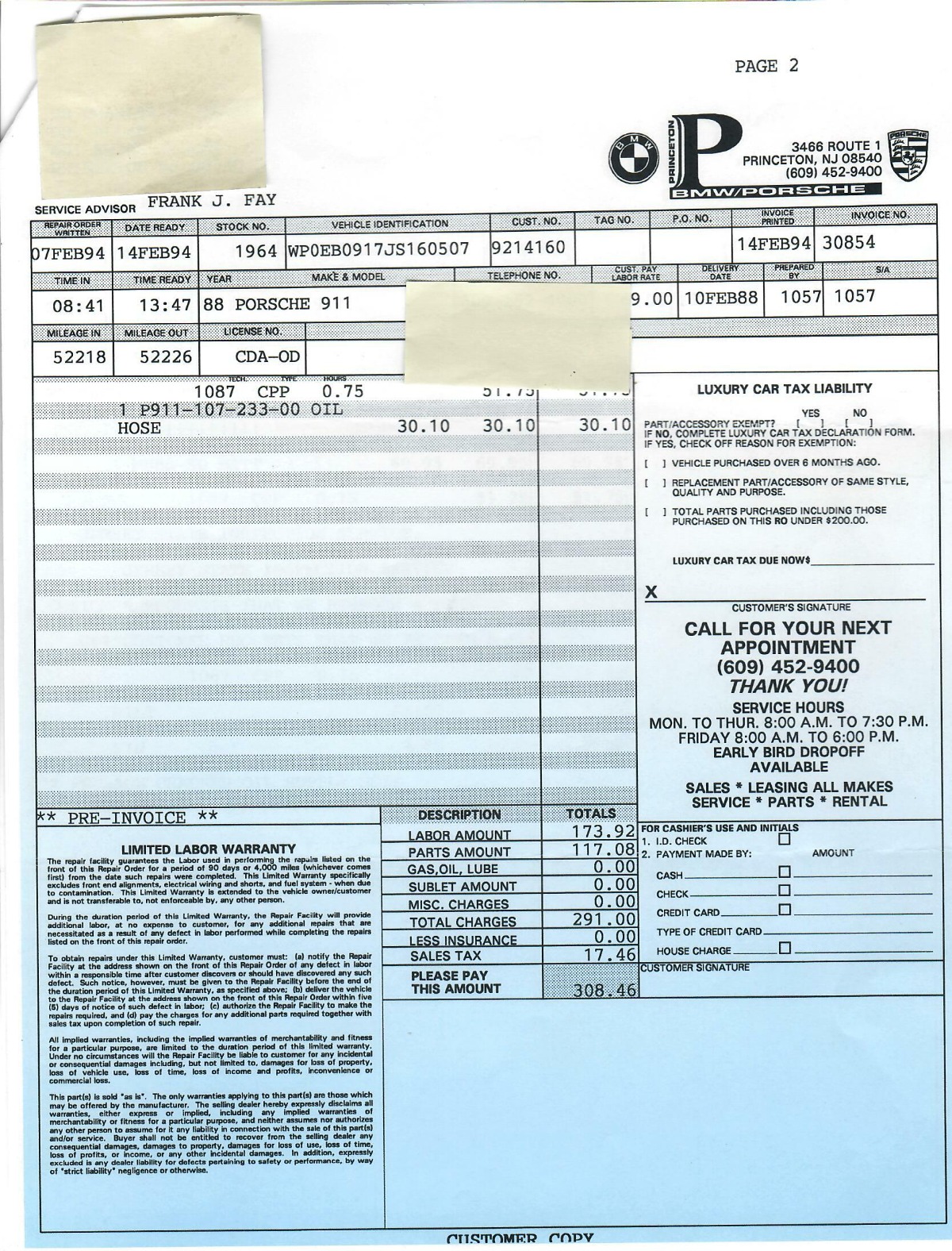 1988 Porsche Carrera Targa