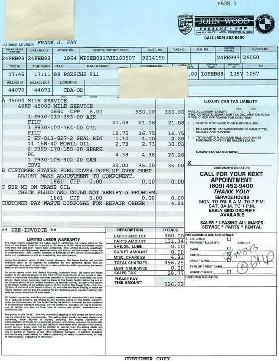 1988 Porsche Carrera Targa