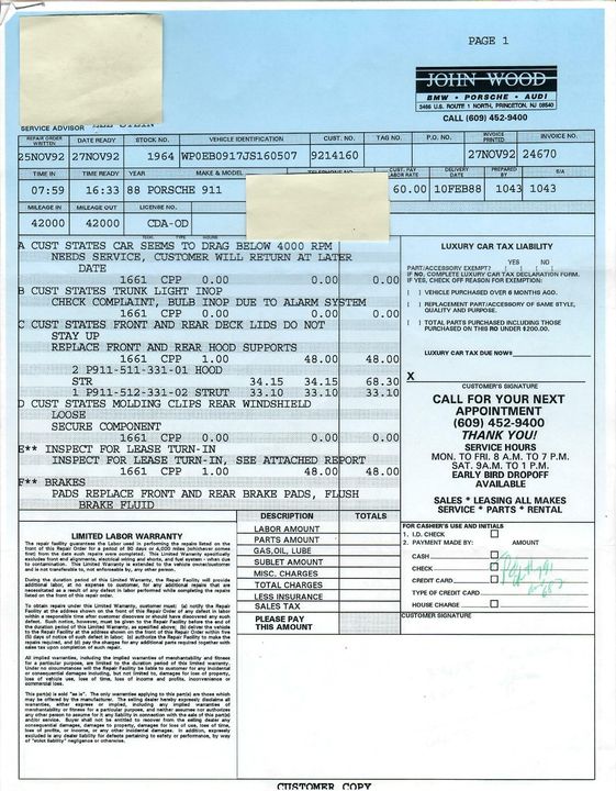 1988 Porsche Carrera Targa