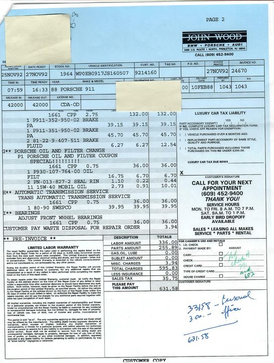 1988 Porsche Carrera Targa