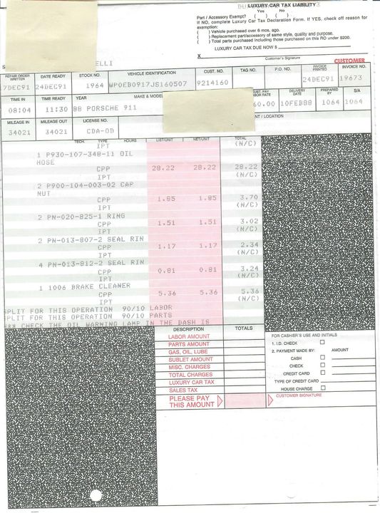 1988 Porsche Carrera Targa