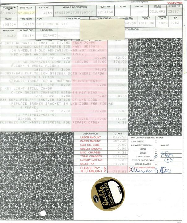 1988 Porsche Carrera Targa