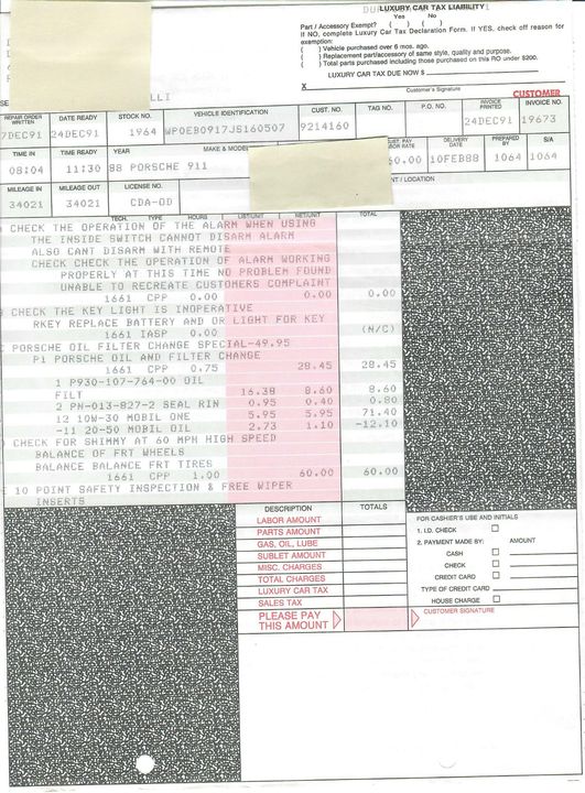 1988 Porsche Carrera Targa