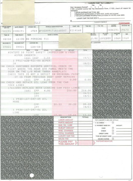 1988 Porsche Carrera Targa