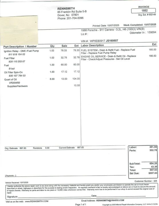 1988 Porsche Carrera Targa