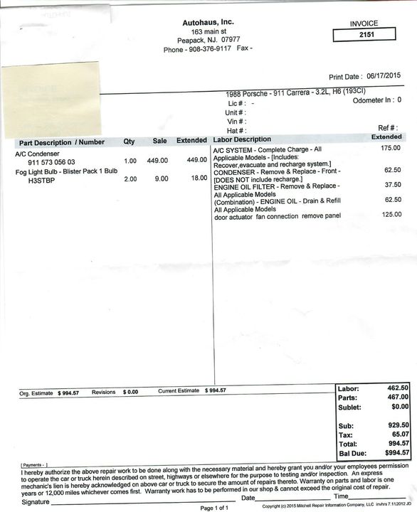 1988 Porsche Carrera Targa