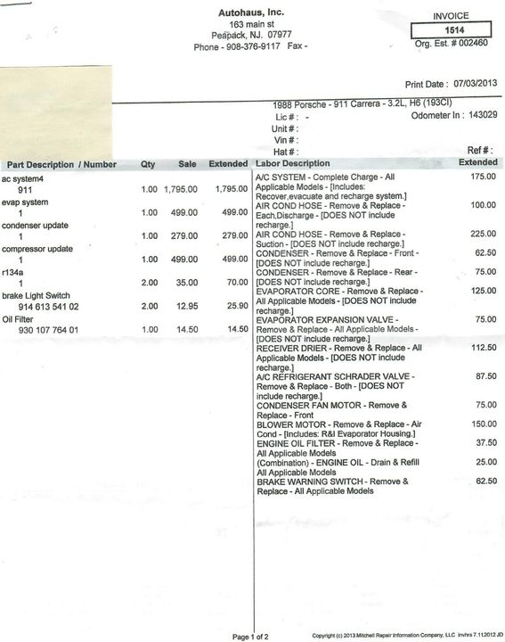 1988 Porsche Carrera Targa