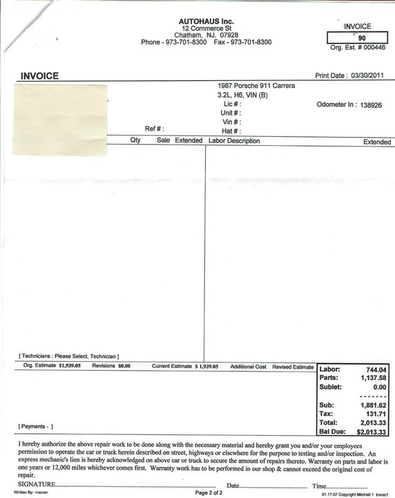 1988 Porsche Carrera Targa