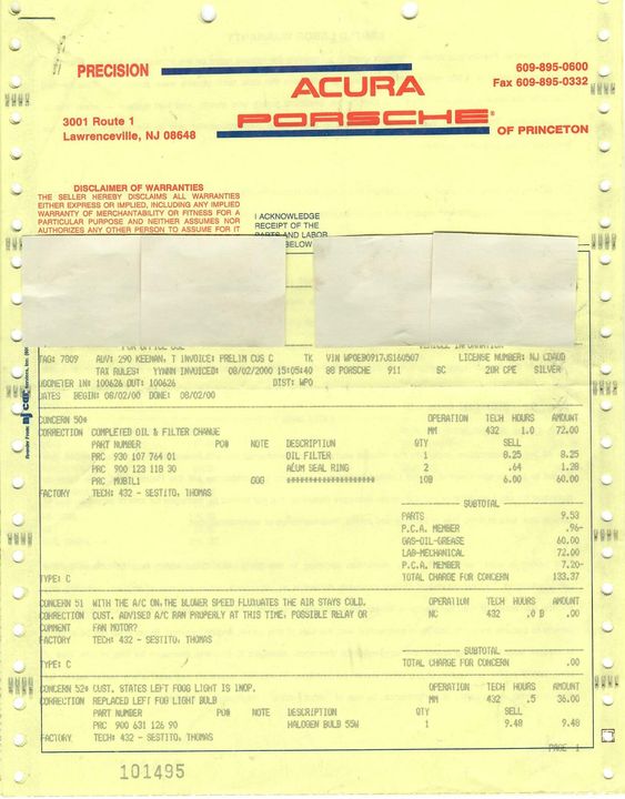 1988 Porsche Carrera Targa
