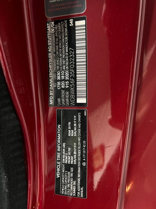 2005 Mercedes-Benz SLK